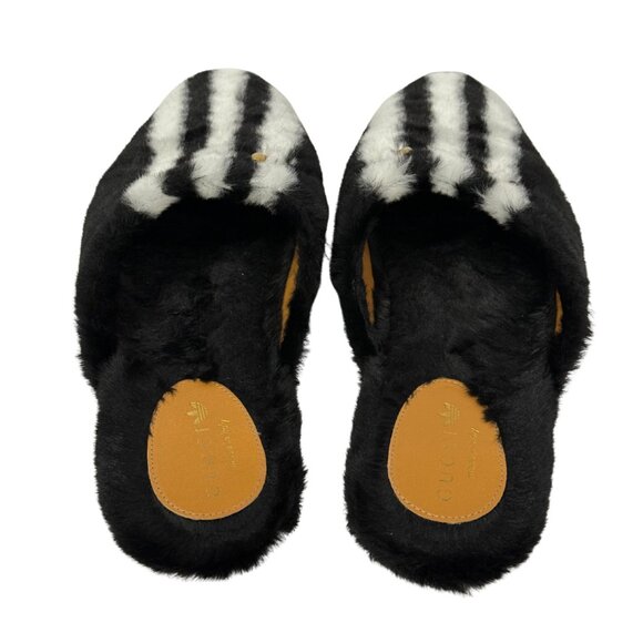 $980 Gucci x Adidas black/white horseblt slides size 9/39 - Picture 5 of 8